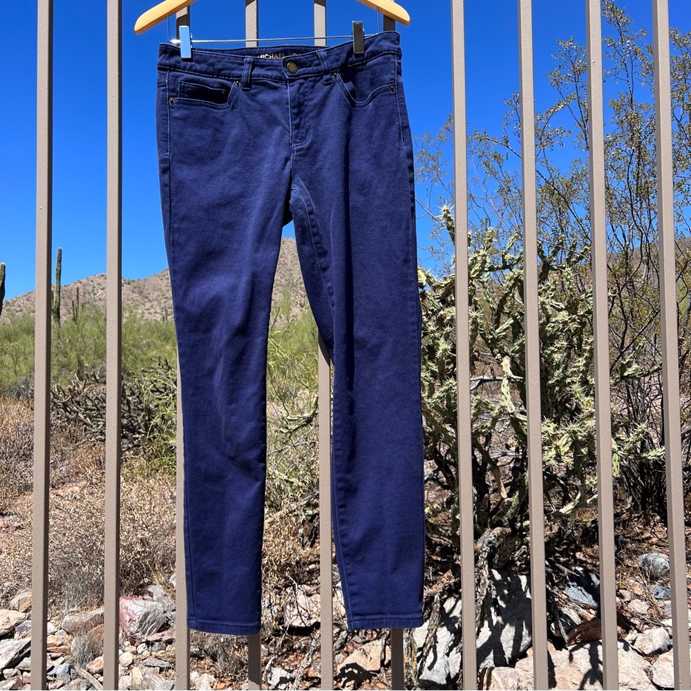 ⬇️💲MICHAEL KORS Women’s Skinny Jeans Size 6 Color Dark Blue